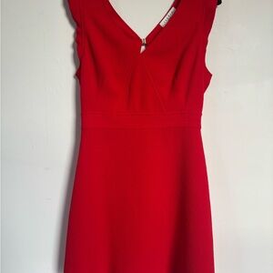 Sandro Paris Red A-Line Mini Dress
